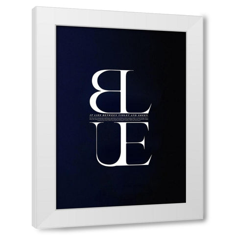 It Lies Between White Modern Wood Framed Art Print by Incado