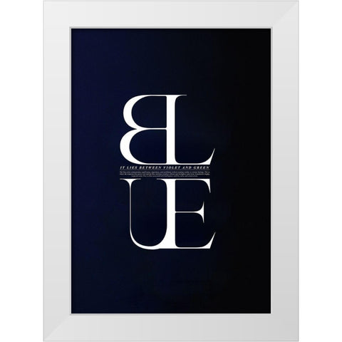 It Lies Between White Modern Wood Framed Art Print by Incado