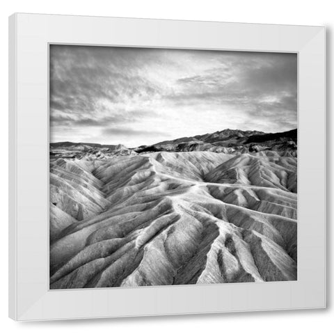 Foot of the mountain White Modern Wood Framed Art Print by PhotoINC Studio