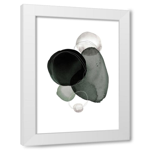 Expression of Hope No. 1 White Modern Wood Framed Art Print by Incado