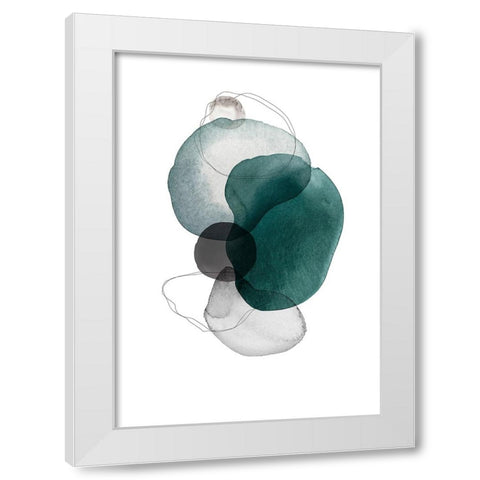 Expression of Hope No. 2 White Modern Wood Framed Art Print by Incado