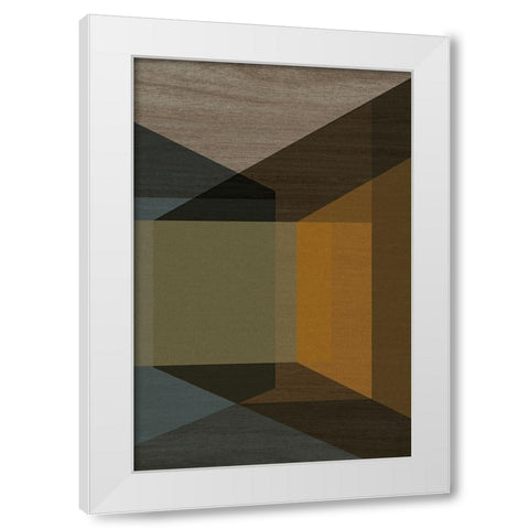Dark Room White Modern Wood Framed Art Print by Incado
