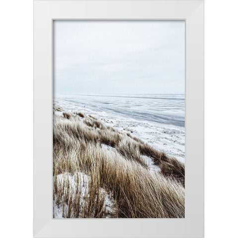 Coastal II White Modern Wood Framed Art Print by Incado