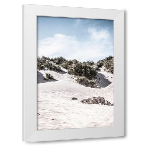 Coastal IV White Modern Wood Framed Art Print by Incado