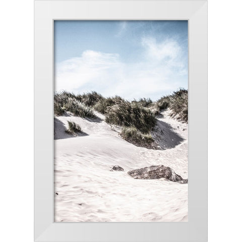 Coastal IV White Modern Wood Framed Art Print by Incado