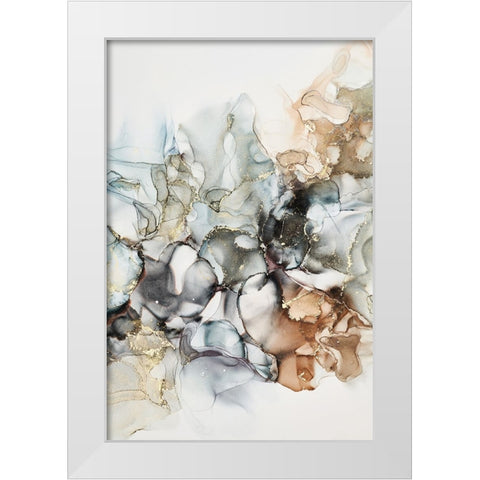 Cosmos I White Modern Wood Framed Art Print by Incado
