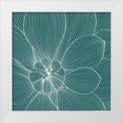 Myrrhis odorata II White Modern Wood Framed Art Print by GraphINC