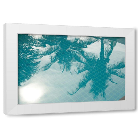 Shadow White Modern Wood Framed Art Print by PhotoINC Studio