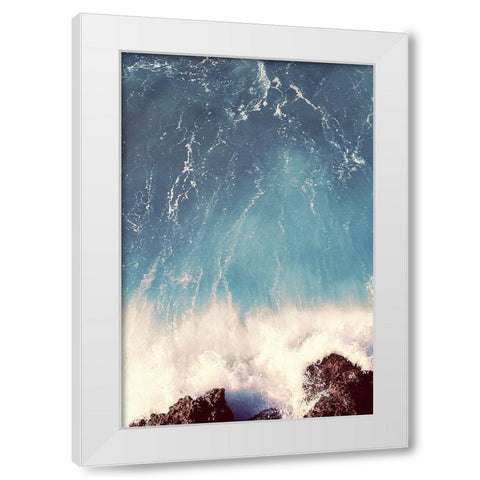 Meeting Point White Modern Wood Framed Art Print by PhotoINC Studio