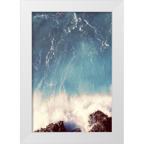 Meeting Point White Modern Wood Framed Art Print by PhotoINC Studio
