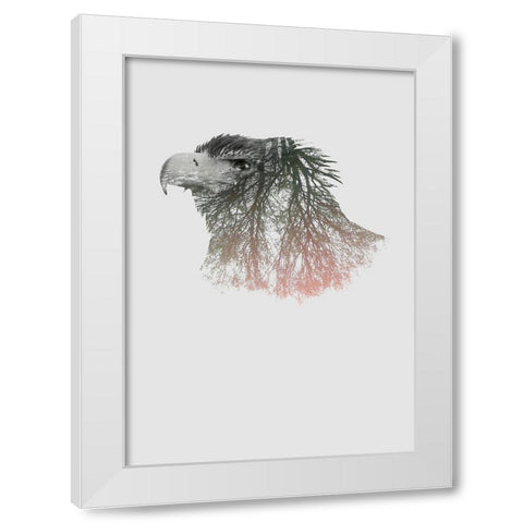 Eye of the Forest I White Modern Wood Framed Art Print by Clean Nature