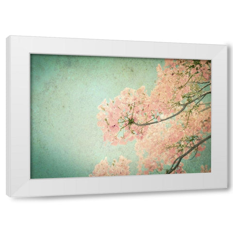 Flamboyant II White Modern Wood Framed Art Print by PhotoINC Studio