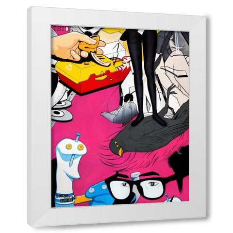 Sheaâ‚¬Âs Got the Look White Modern Wood Framed Art Print by Colourblind Suicide