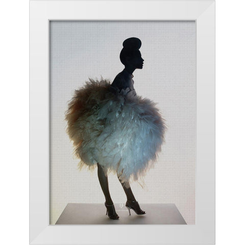 Bluemingo White Modern Wood Framed Art Print by Incado