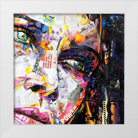 Fashion White Modern Wood Framed Art Print by Grey, James