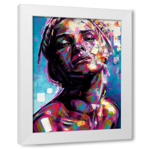 Whatever You Like White Modern Wood Framed Art Print by Grey, James