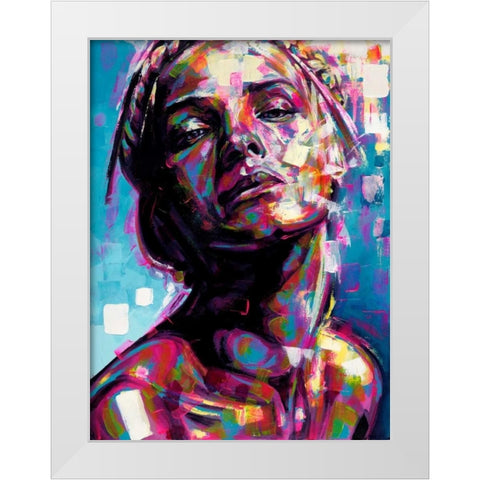 Whatever You Like White Modern Wood Framed Art Print by Grey, James
