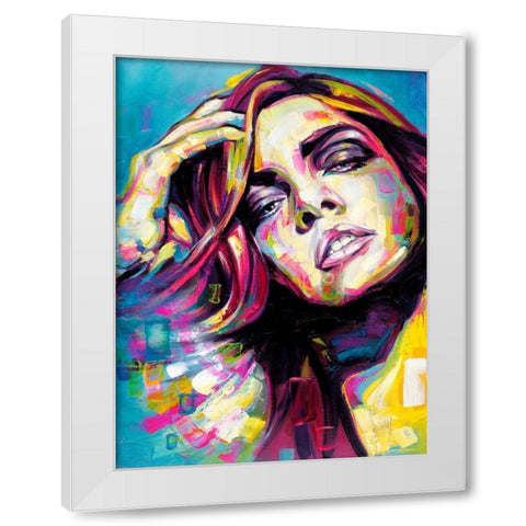 Laundry White Modern Wood Framed Art Print by Grey, James