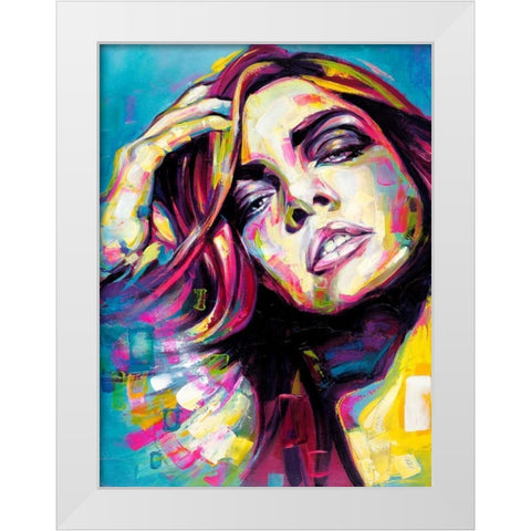 Laundry White Modern Wood Framed Art Print by Grey, James
