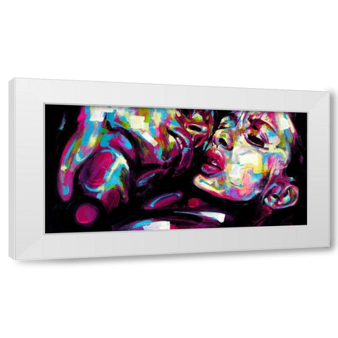 Passion White Modern Wood Framed Art Print by Grey, James