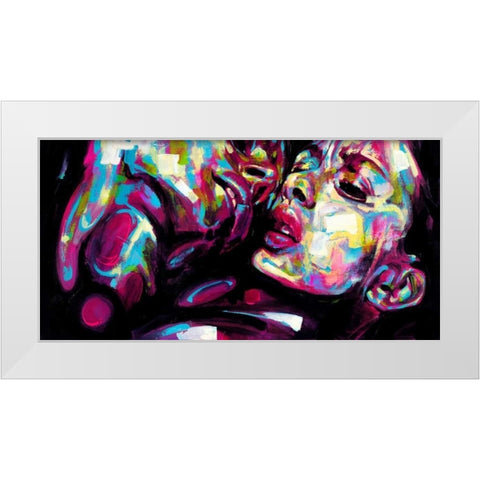 Passion White Modern Wood Framed Art Print by Grey, James