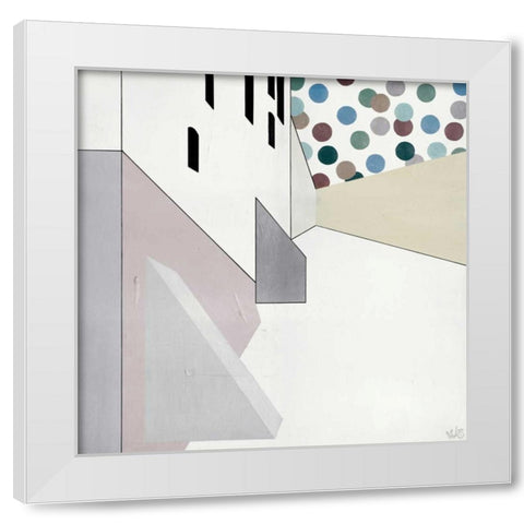 Perspektive II White Modern Wood Framed Art Print by Olesen, Nicolai Kubel
