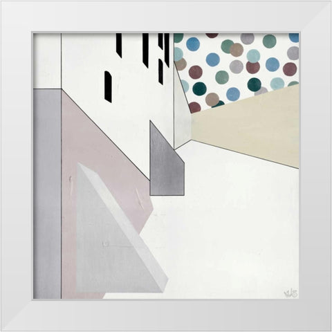 Perspektive II White Modern Wood Framed Art Print by Olesen, Nicolai Kubel