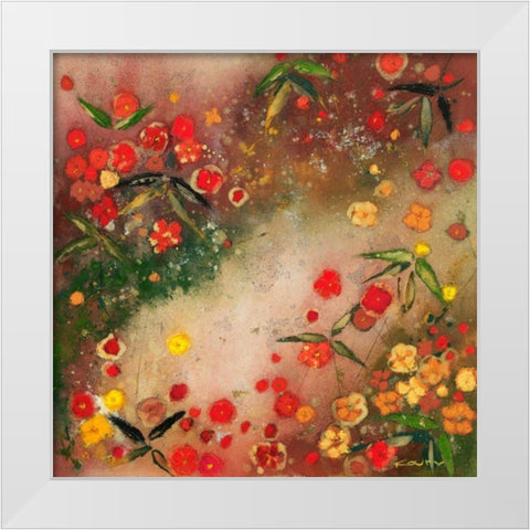 Gardens in the Mist XI White Modern Wood Framed Art Print by Koury, Aleah