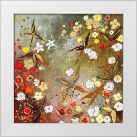 Gardens in the Mist XIII White Modern Wood Framed Art Print by Koury, Aleah