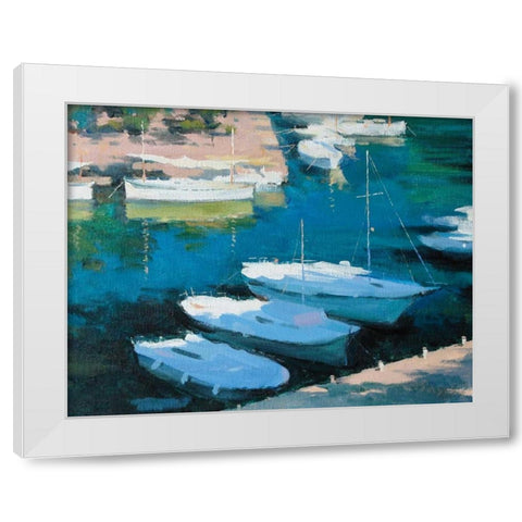Marina 16 White Modern Wood Framed Art Print by Krioutchkov, Alex Hook