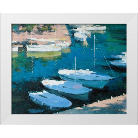 Marina 16 White Modern Wood Framed Art Print by Krioutchkov, Alex Hook