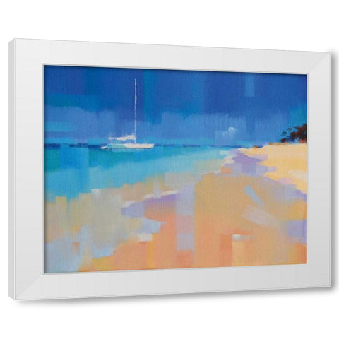 Sound of Paradise White Modern Wood Framed Art Print by Krioutchkov, Alex Hook