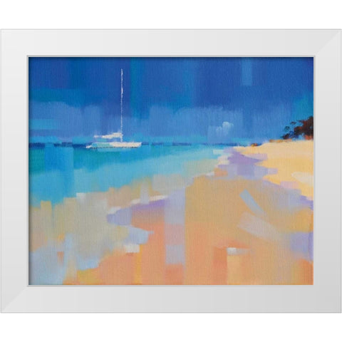 Sound of Paradise White Modern Wood Framed Art Print by Krioutchkov, Alex Hook
