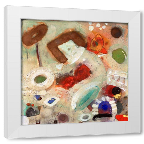 When We Think 1 White Modern Wood Framed Art Print by Koury, Aleah