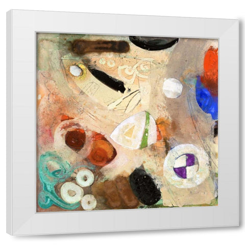 When We Think 2 White Modern Wood Framed Art Print by Koury, Aleah