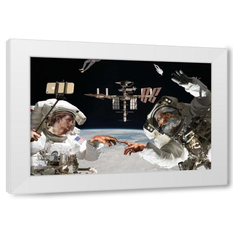 Photo Op White Modern Wood Framed Art Print by Kite, Barry