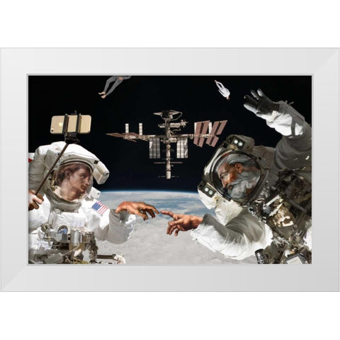 Photo Op White Modern Wood Framed Art Print by Kite, Barry