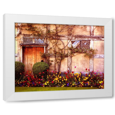 ShakespeareÃ¢â‚¬â„¢s House  White Modern Wood Framed Art Print by Klug, Alan