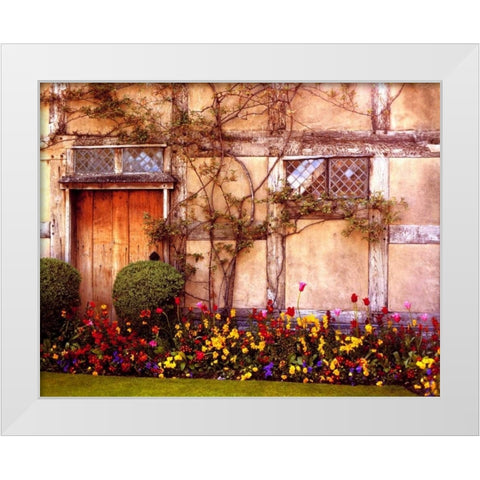 ShakespeareÃ¢â‚¬â„¢s House  White Modern Wood Framed Art Print by Klug, Alan