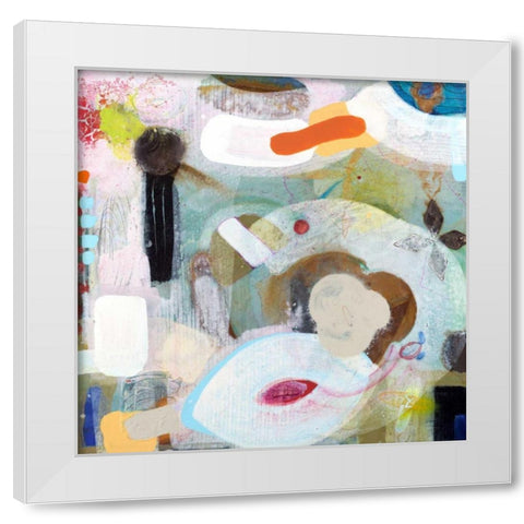 Changed My Mind 5 White Modern Wood Framed Art Print by Koury, Aleah