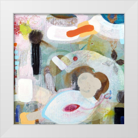 Changed My Mind 5 White Modern Wood Framed Art Print by Koury, Aleah