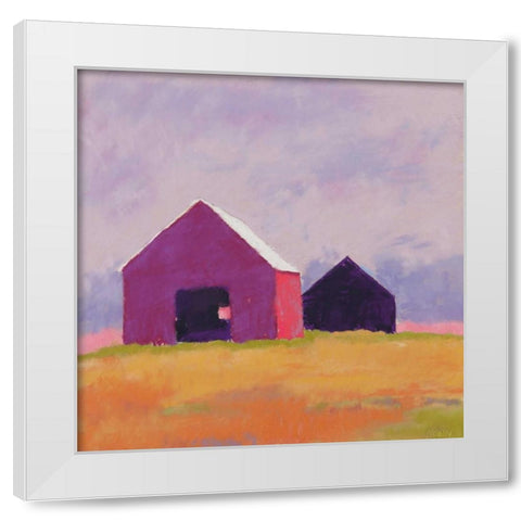 A Softer Light White Modern Wood Framed Art Print by Kelly, Mike