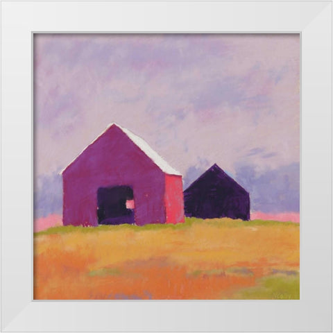 A Softer Light White Modern Wood Framed Art Print by Kelly, Mike