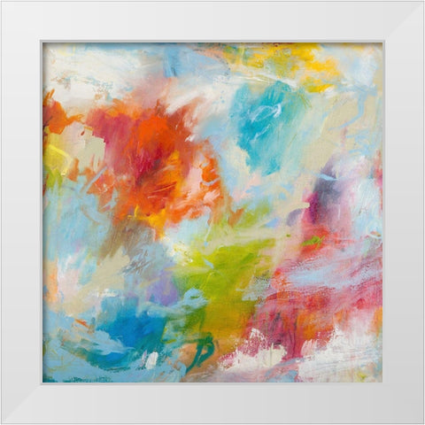 Endless Summer Series No. 1 White Modern Wood Framed Art Print by Koelman, Hilma