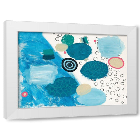 Aftermath White Modern Wood Framed Art Print by Kleinpeter, Maggie