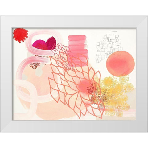 Time to Fly White Modern Wood Framed Art Print by Kleinpeter, Maggie