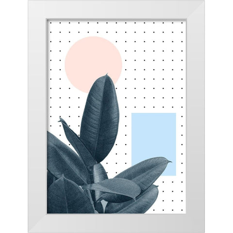 Wonaâ‚¬â„¢t Waste Another Day White Modern Wood Framed Art Print by Kastl-Lungberg, Hanna