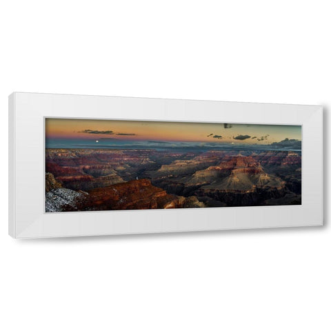 Grand Canyon White Modern Wood Framed Art Print by Kostka, Vladimir