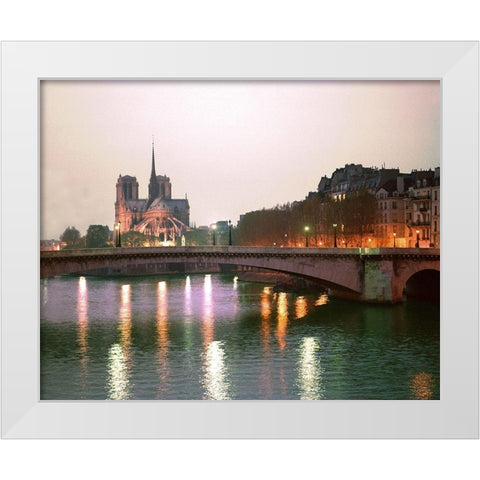 Paris No. 512 White Modern Wood Framed Art Print by Klug, Alan