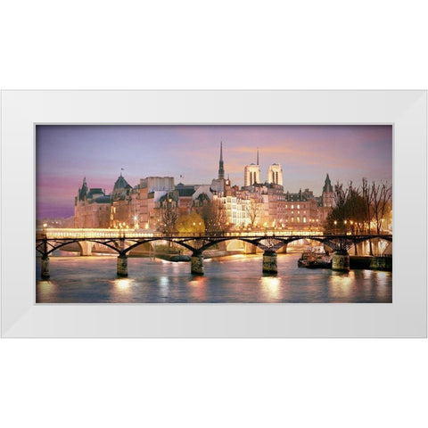 Paris No. 501 White Modern Wood Framed Art Print by Klug, Alan